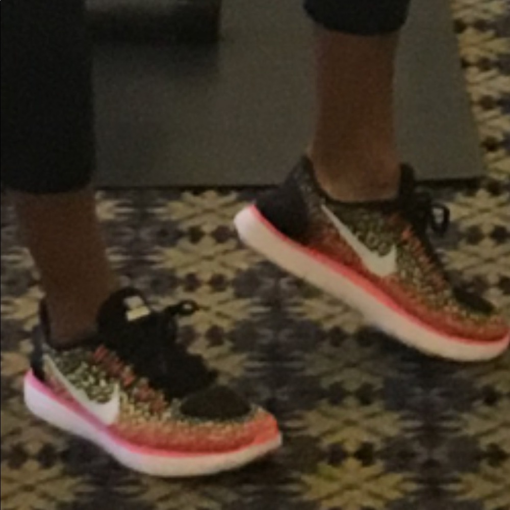 Nike multi color shoes